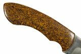 Knife With Miriam Stone Inlays - Handcrafted In Utah #327618-3